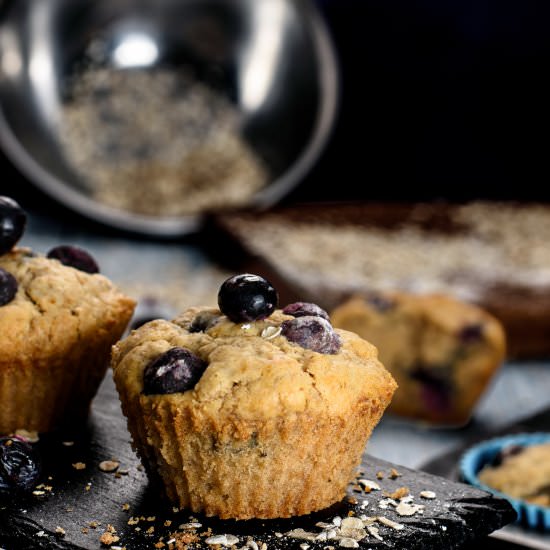 Blueberry Oatmeal Muffin Recipe