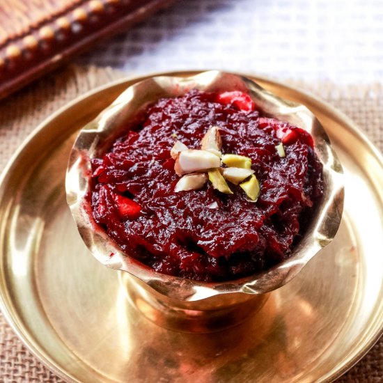 Beetroot halwa