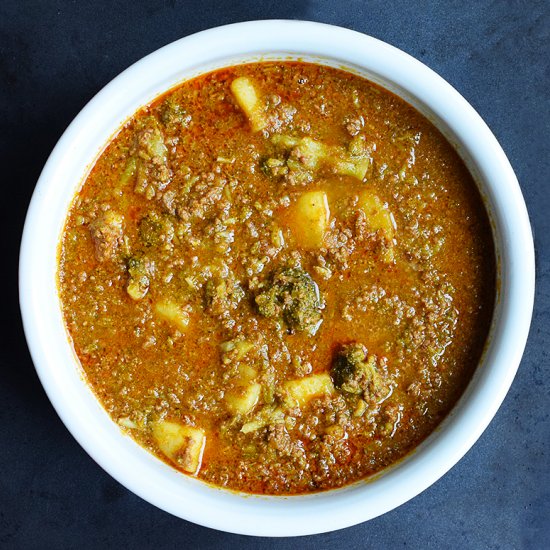 Keema Curry with Broccoli