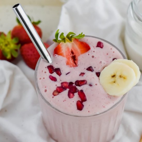 Strawberry Banana Protein Smoothie