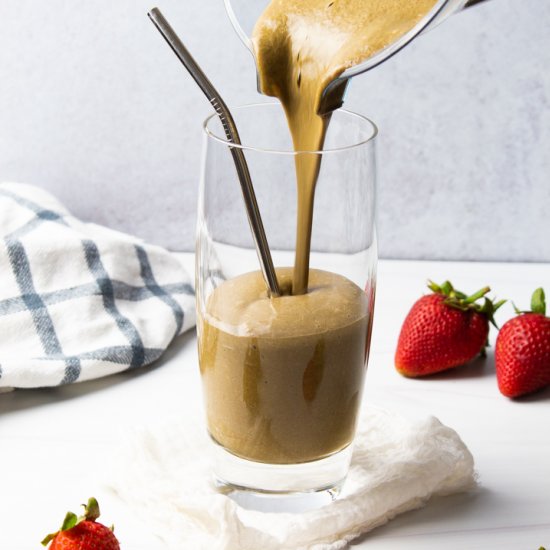 Luscious Strawberry Carob Smoothie