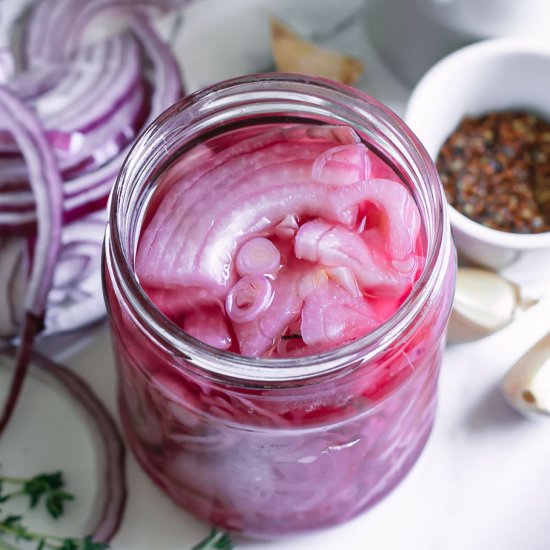 Quick Pickled Red Onions