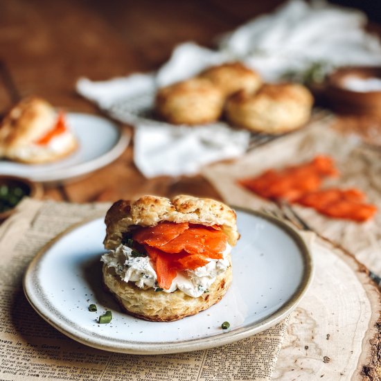 Feta Chive Biscuits