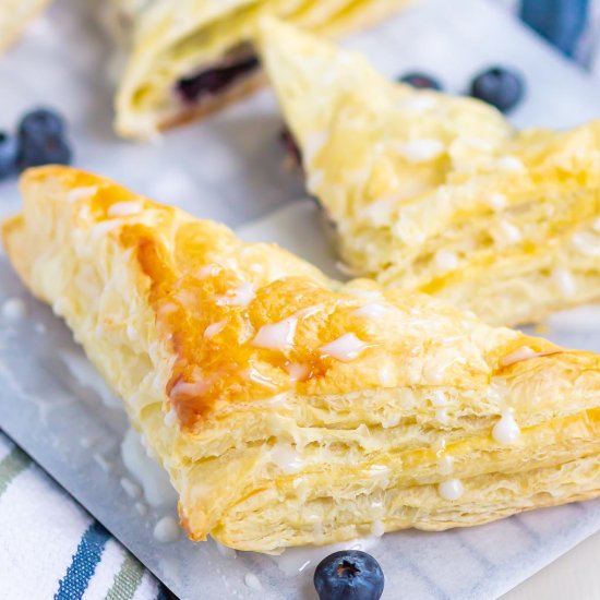 Easy Blueberry Turnovers