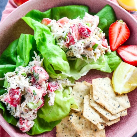 Strawberry Poppy Seed Chicken Salad