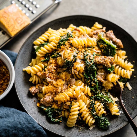 Sausage and Kale Pasta