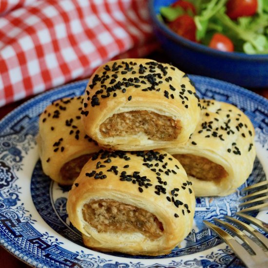 vegan sausage rolls