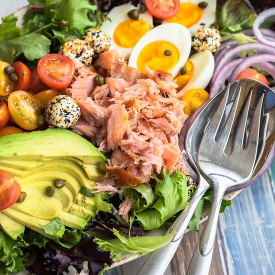 Everything Bagel Cobb Salad