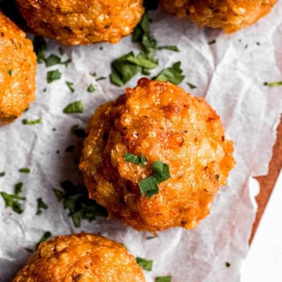 Baked Chicken Meatballs Recipe