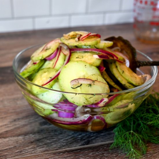 Keto Cucumber Salad