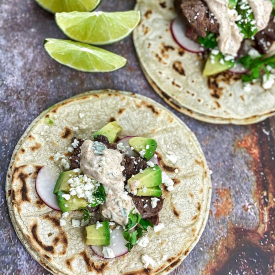 Mexican Steak Street Tacos Recipe