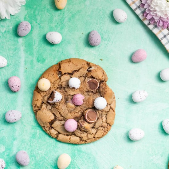 Easter Chocolate Mini Eggs Cookies