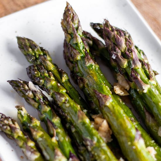 Oven-Roasted Asparagus and Parmesan