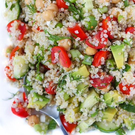 Quinoa Chickpea Salad