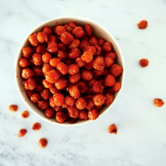 BBQ Roasted Chickpeas