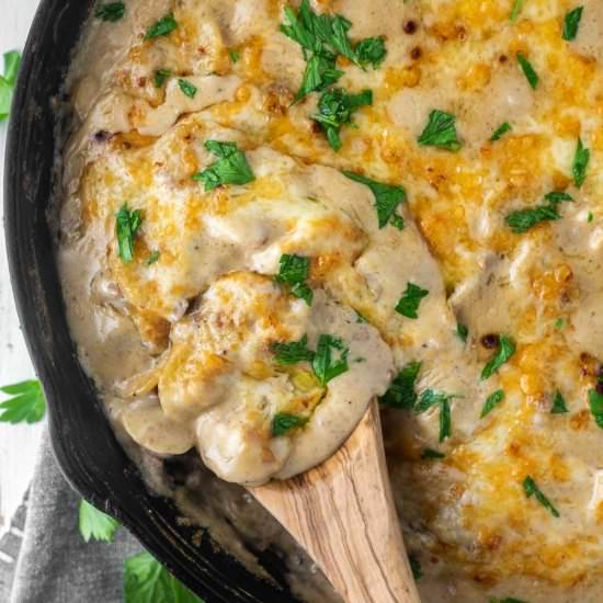 Philly Cheesesteak Casserole