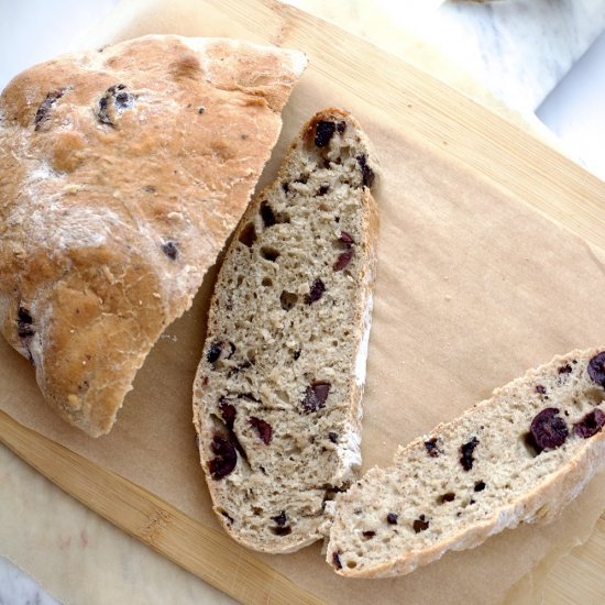 Homemade Olive Bread