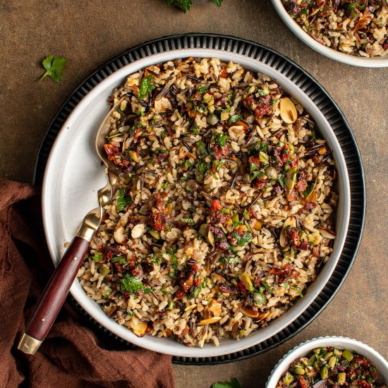 Baked jeweled wild rice