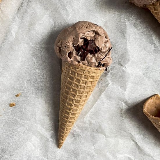 Nutella No-Churn Ice Cream