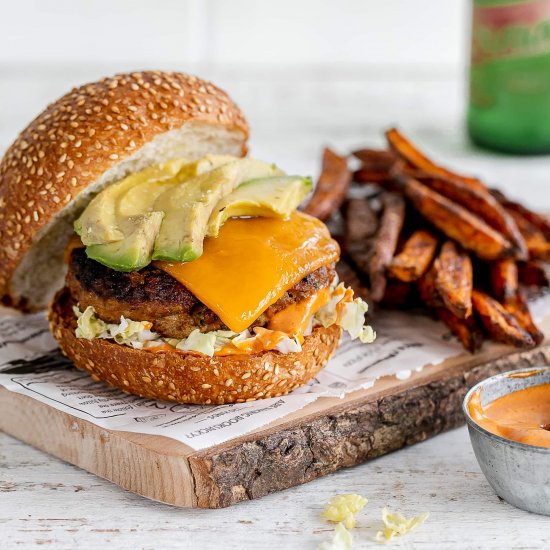 Jalapeño Turkey Burgers