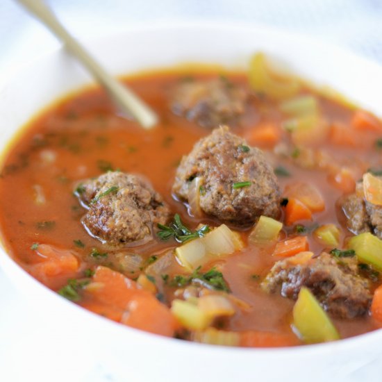 Italian Meatball Soup