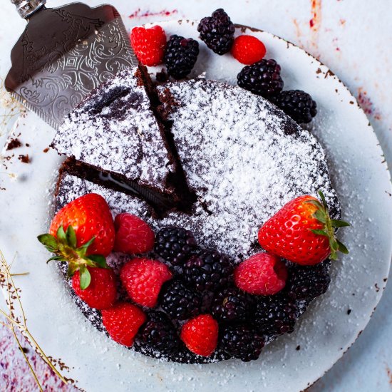 Flourless chocolate cake (low carb)