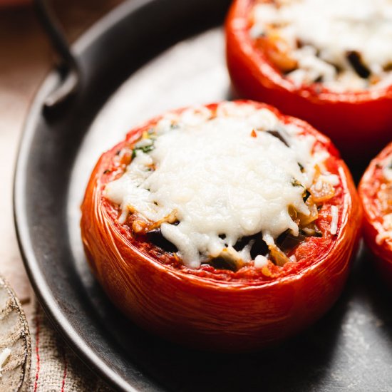 Ratatouille-Stuffed Tomatoes