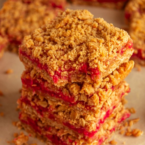 Raspberry Crumble Bars