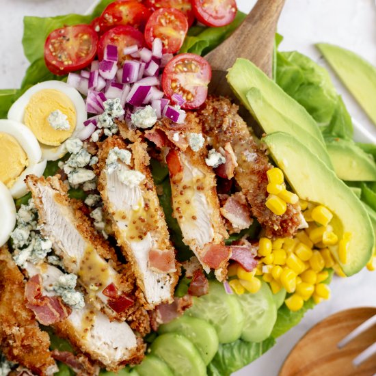 Crusted Chicken Cobb Salad