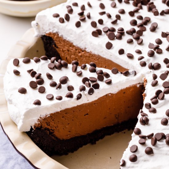 No-Bake Chocolate Cheesecake