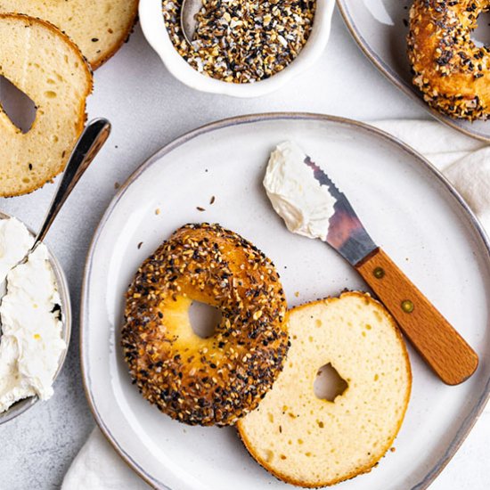 Greek yogurt bagels