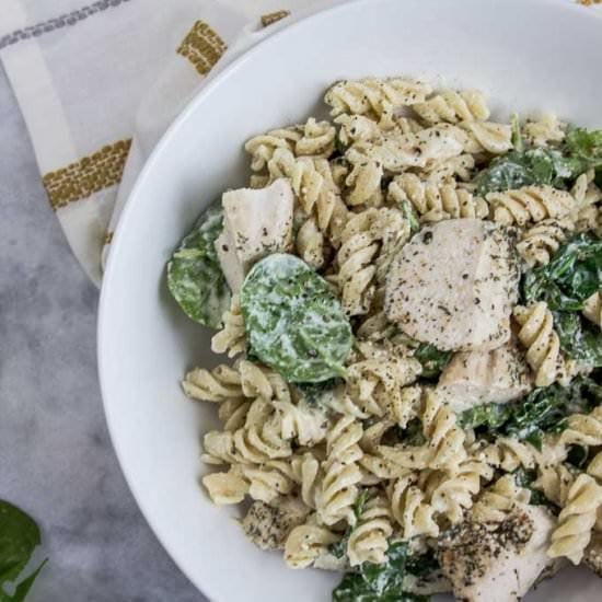 Feta Chicken Pasta