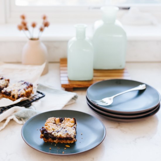 White Chocolate Blackberry Jam Bars