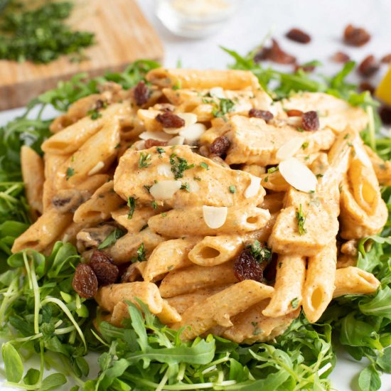 Coronation Chicken Pasta Salad