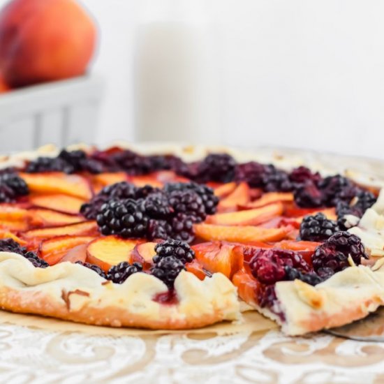 Blackberry Peach Galette