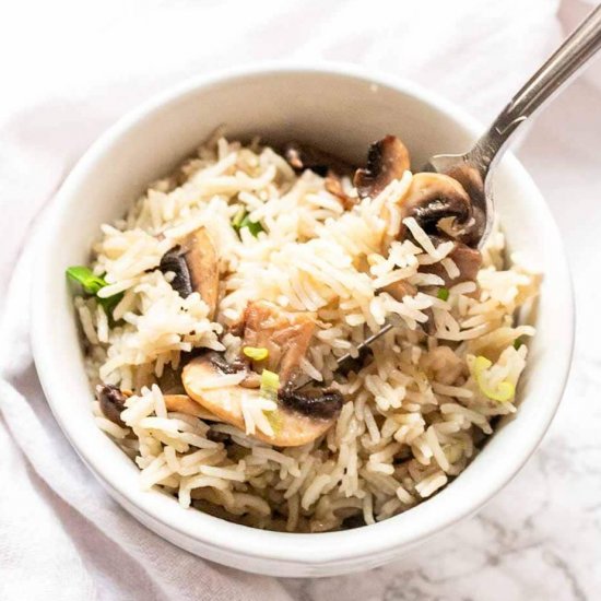 Instant Pot Mushroom Rice