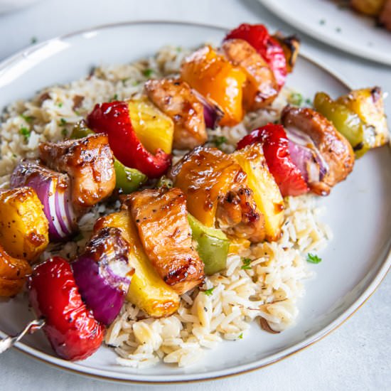 Pineapple Chicken Kabobs