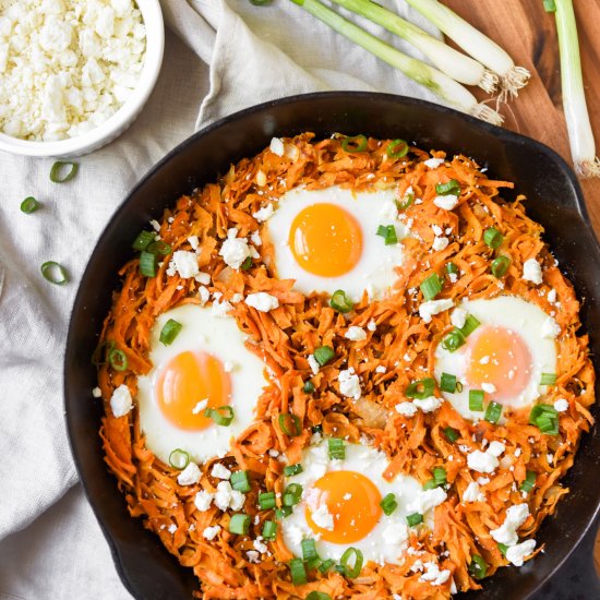 Sweet Potato Hash Egg Bake