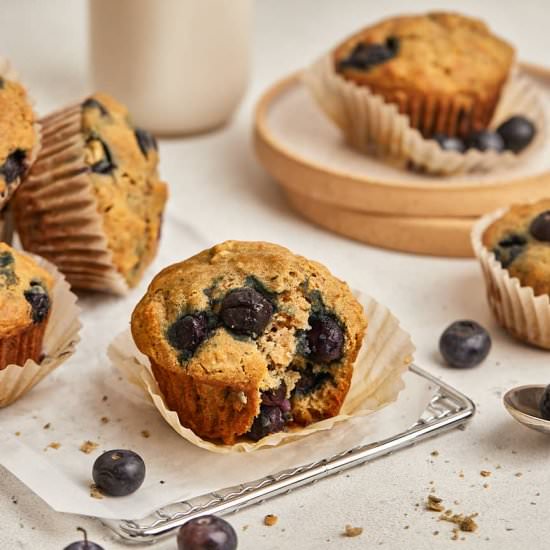 Best Healthy Blueberry Muffins