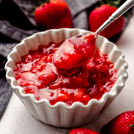 strawberry compote