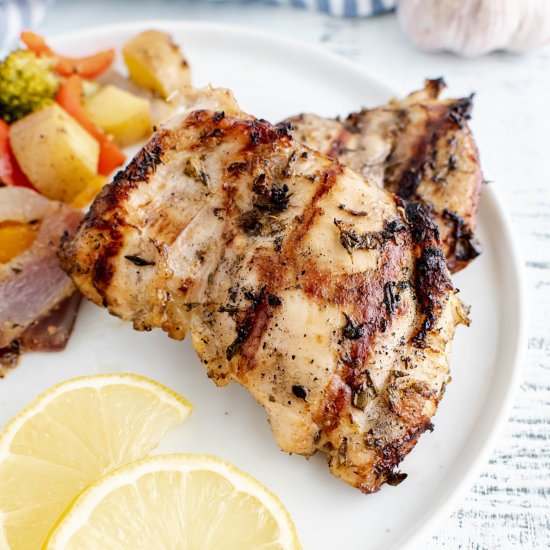 Grilled Lemon Herb Chicken