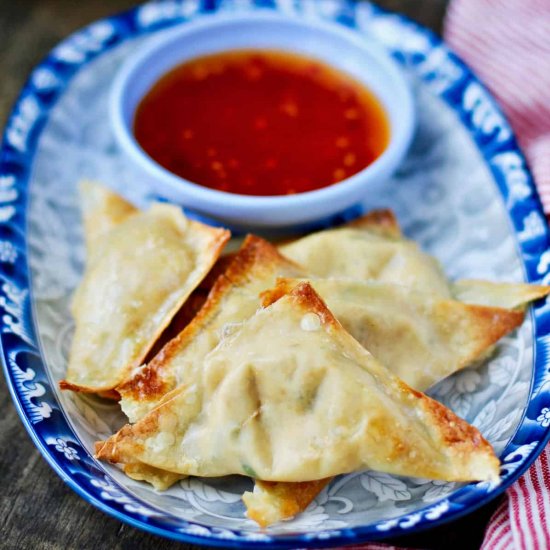 Air Fryer Crab Rangoon