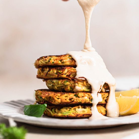 Broccoli Sweet Potato Fritters