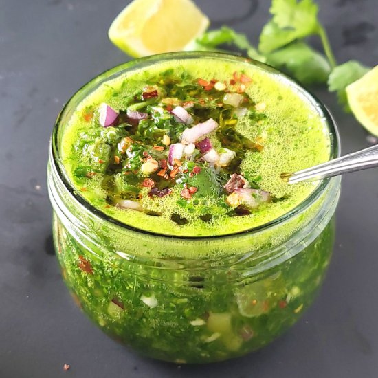 Cilantro Chimichurri Sauce