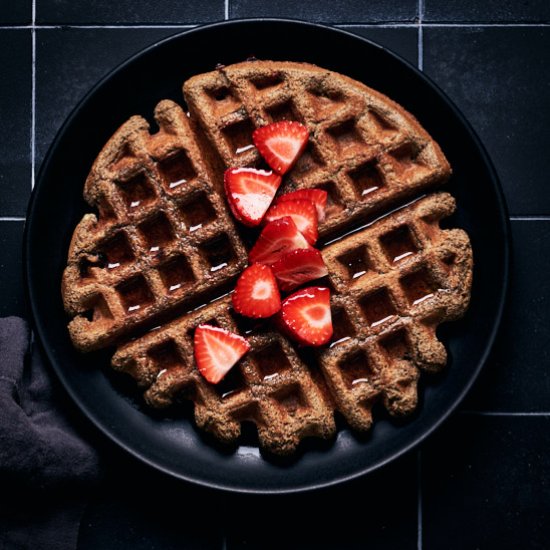 Vegan Buckwheat Banana Waffles