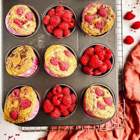 Vegan Raspberry Muffins