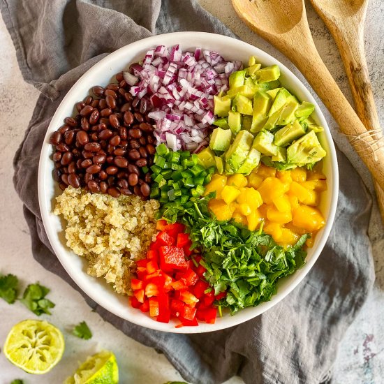 Zesty Quinoa Salad (Vegan)