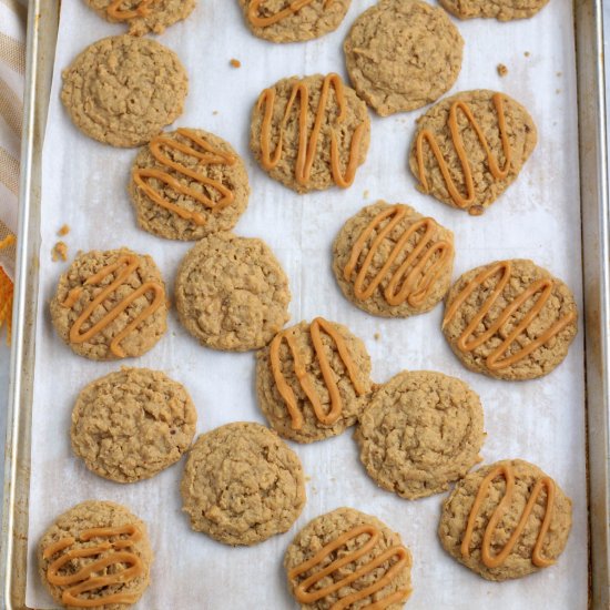 Vegan Peanut Butter Oatmeal Cookies