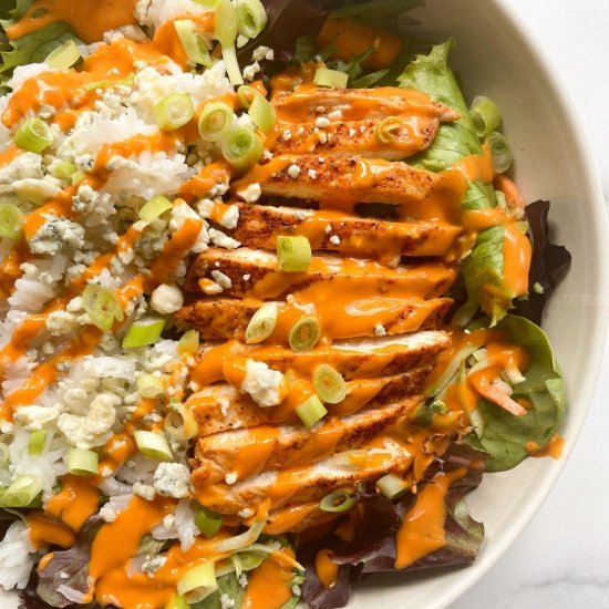 Buffalo Chicken Rice Bowl