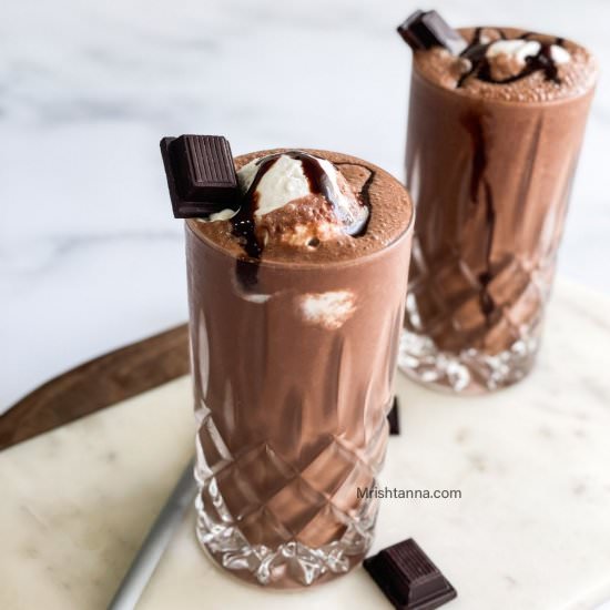 Vegan Chocolate Milkshake